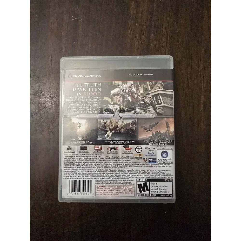 Assassin's Creed II 2 PS3 PlayStation 3 - Complete CIB